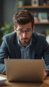 frustrated user